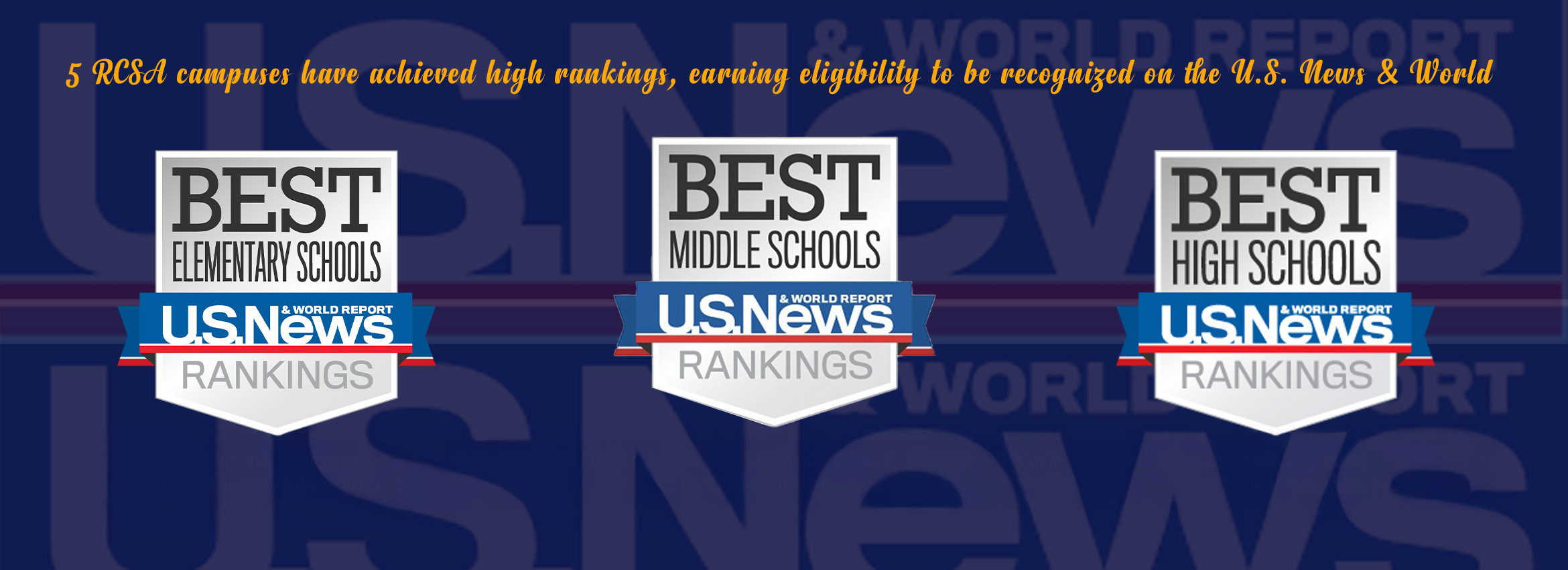 RCSA Schools - U.S. News Rankings